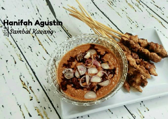 Ternyata ini lho! Resep enak bikin 50. Sambal Kacang (Bumbu Sate) yang nagih banget