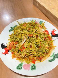 Foto resep Sambal teri bunga pepaya ☘️