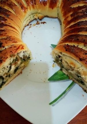 صورة لوصفة قالب السبانخ