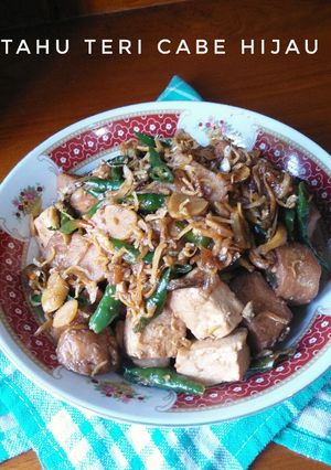 Foto resep Tahu Teri Cabe Hijau