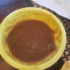 A picture of Super Spicy Sedtal Salsa.