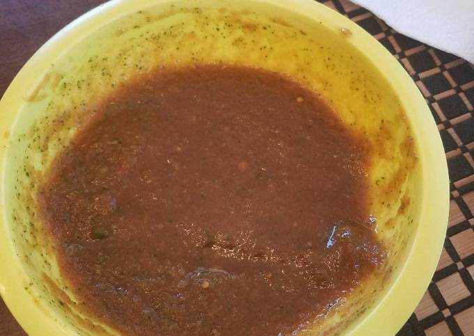 Simple Way to Prepare Speedy Super Spicy Sedtal Salsa