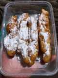 Pisang goreng tabur gula donat