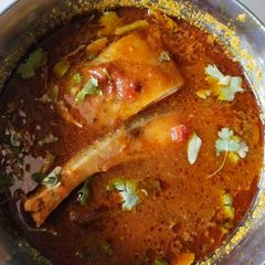 A picture of Chettinad fish curry.