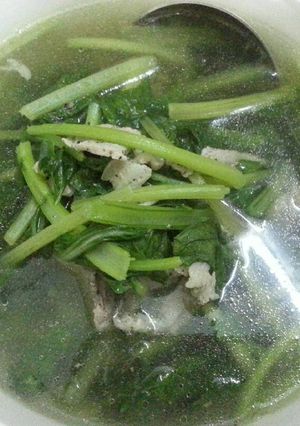 Hình của món Canh cải thịt heo.