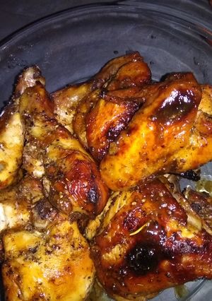 A picture of Honey Oven baked chicken.