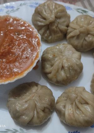 A picture of Soya Veggie momos.