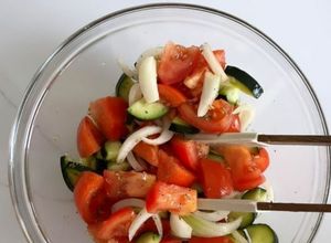 Foto de Salada de Tomate e Pepino