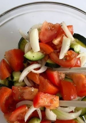 Foto de Salada de Tomate e Pepino