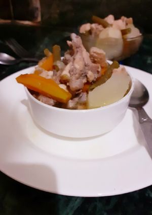 চিকেন স্ট্যু(chicken stew recipe in Bengali) রেসিপির প্রধান ছবি