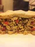 Tarta de pollo y curry