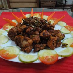 A picture of Chicken 65.