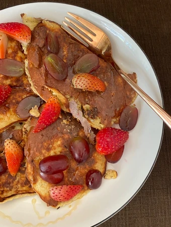 Easy Way Make Protein banana pancakes! the Awesome  Makes you drool