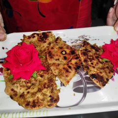 A picture of Beans stuffed Parantha.