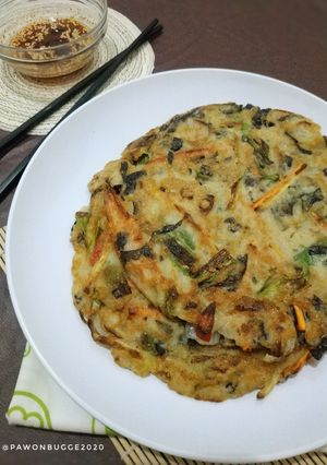 Foto resep Yachaejeon / 야채전 / Korean Vegetable Pancake