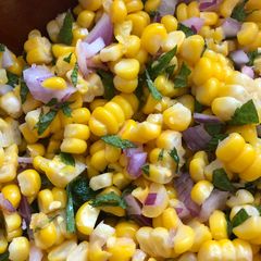 A picture of Corn and Mint Salad 🌽.