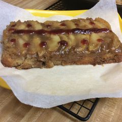 A picture of Upside down Caramel Apple Cake.