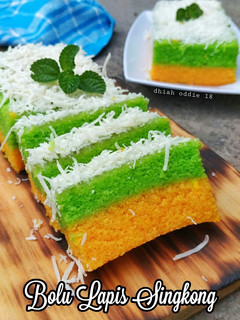 Foto resep Bolu lapis singkong