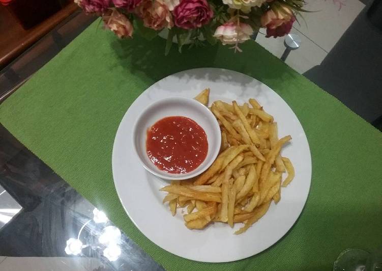 Resep Homemade French Fries (kentang ala Mcd KFC), Enak