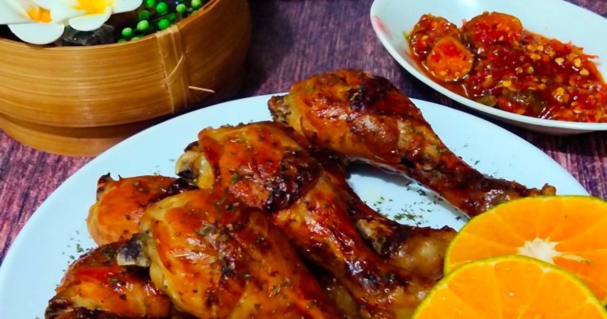 Resep Garlic Salt Grilled Chicken Drumsticks Oleh Bunda Pashalenko