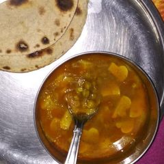 Green chana mushroom ki sabji A picture of Green chana mushroom ki sabji.