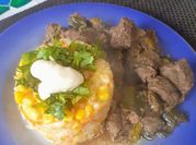 Una foto de comino salsa de soya