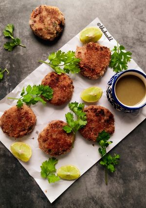 A picture of Rajma kabab.