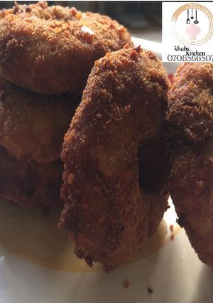 A picture of Fish doughnut recipe by Khabs kitchen.