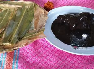 Una foto de Mole negro con guetabache
