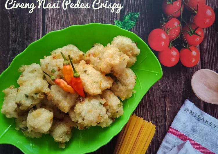 Resep Cireng Nasi Pedes Crispy 🌶️ Anti Gagal