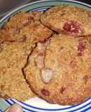 Galletas de avena y frutilla