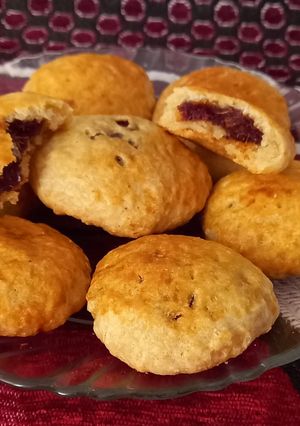 عکسی از دستور کلوچه خرمایی😋