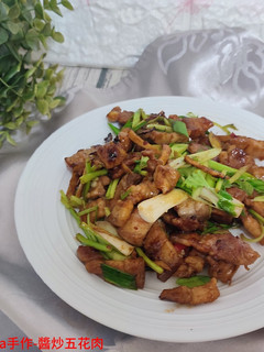 醬炒五花肉 的食譜成品照片