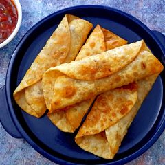 A picture of Spicy Mexican Flautas.