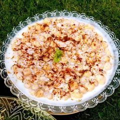 A picture of Meethi dahi phulkiyaan.