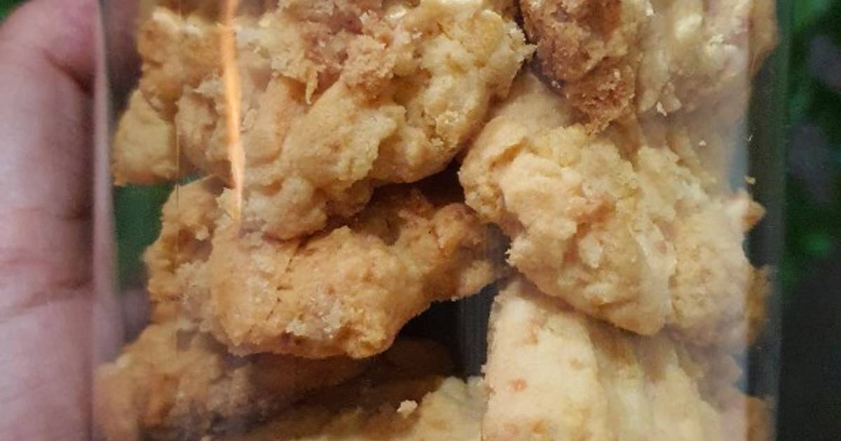 Resep Corn flakes cheese cookie oleh Tina Hasbie Cookpad