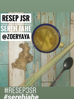 Foto resep 69. Minuman jahe sereh (Resep JSR)