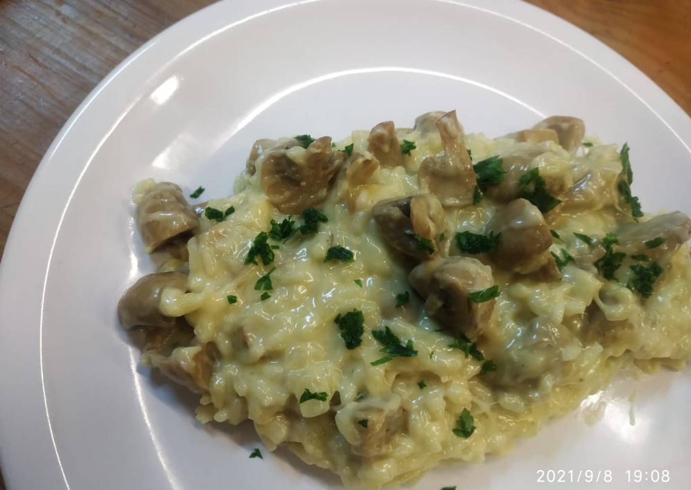 Risotto de hongos
