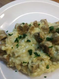 Una foto de Risotto de hongos