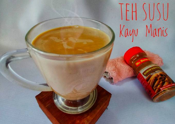 Resep Teh Susu Kayu Manis Daalacheenee Chai Oleh Sakli Abdi Cookpad