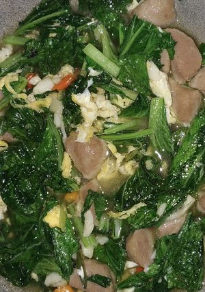 Foto resep Tumis sawi bakso