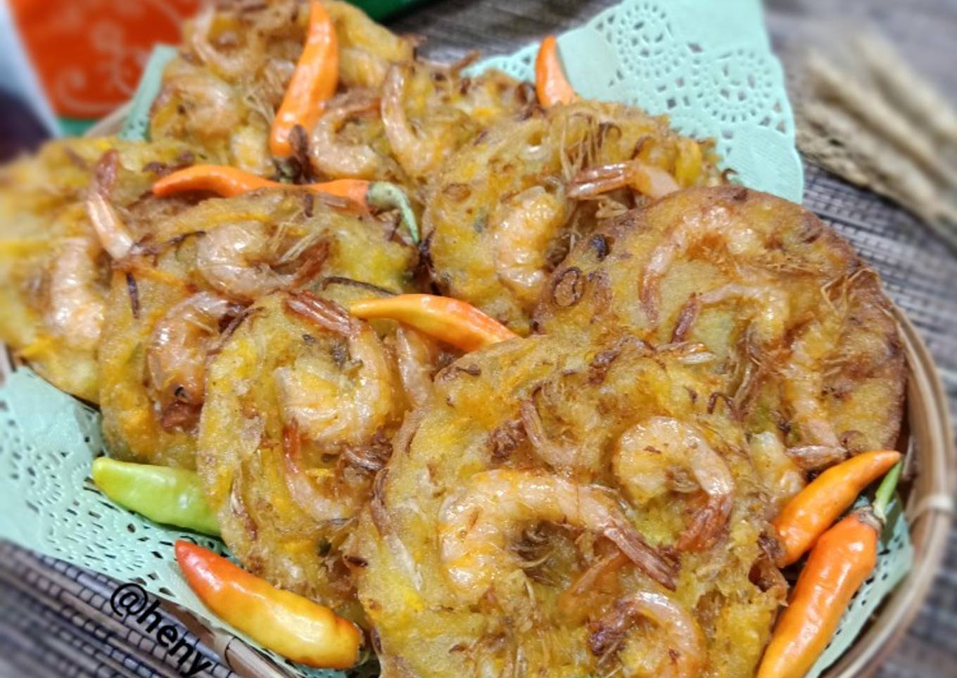 Pia-Pia Sayur Topping Udang