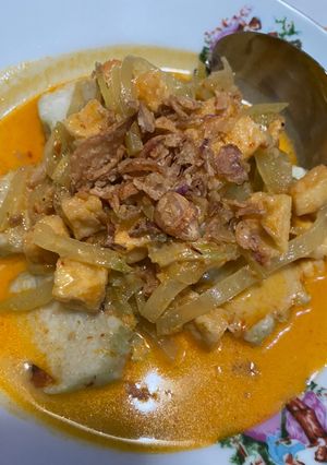 Foto resep Lontong sayur praktis (manisah/labu siam)