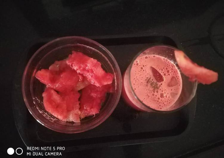 Easiest Way to Prepare Super Quick Homemade Watermelon Juice