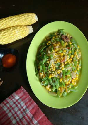 Foto resep Tumis buncis jagung manis