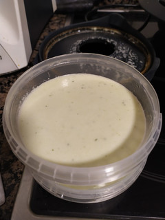 Una foto de Sopa fría de pepino