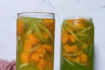 Cara Memasak Es Melon Mangga Bunda Pasti Bisa