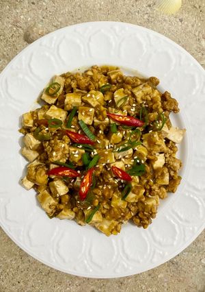 Foto resep Ayam Cincang Tahu Kecap
