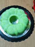 Green tea steam cake