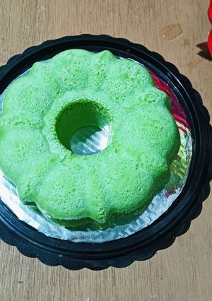 Foto resep Green tea steam cake